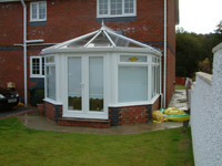 photo of completed conservatory